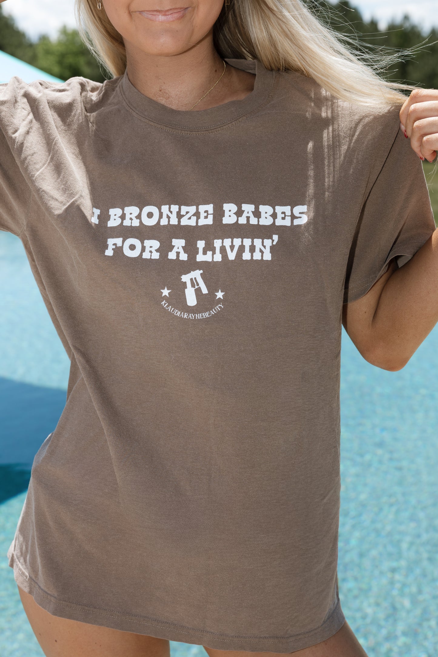 I Bronze Babes For a Livin’ Tee Shirt | KRB Merch
