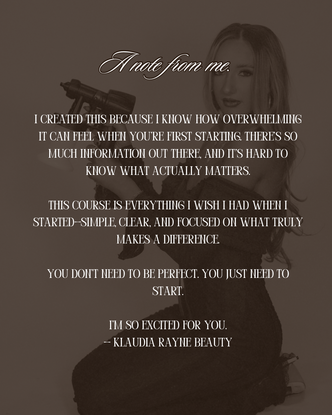 The KRB Self-Paced Spray Tan Artist Course