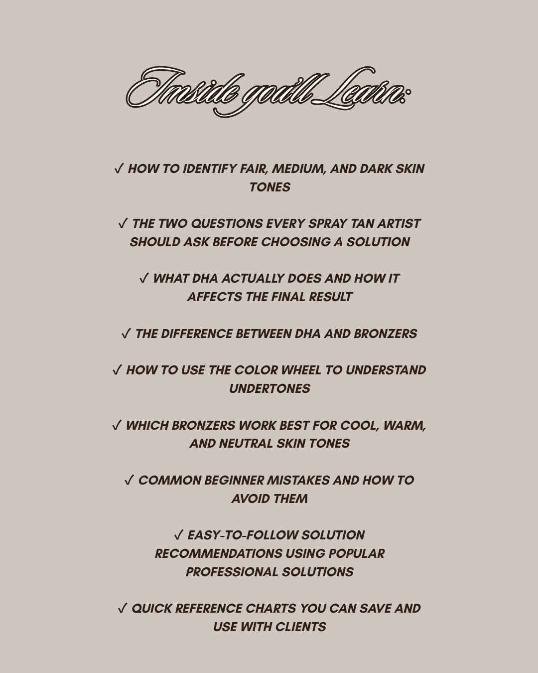 Spray Tan Color Theory Made Simple | Virtual Guide