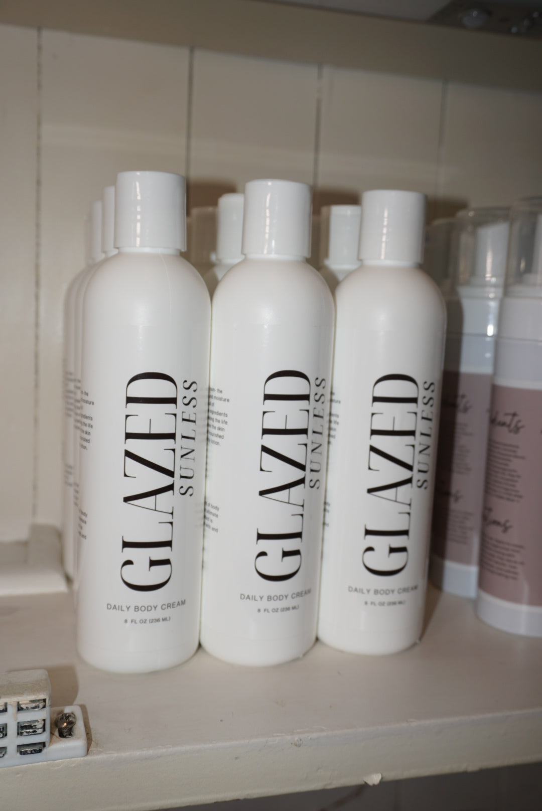 Glazed Sunless Daily Body Cream | Spray Tan Safe Hydration